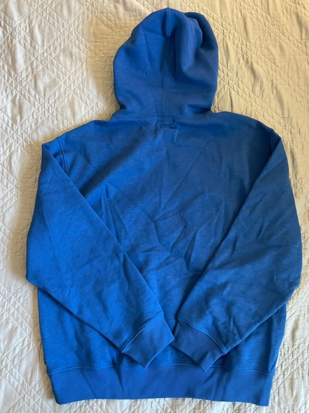 J. CREW '83‎ fleece hoodie in Electric Blue Size XL NWT $128 C0176